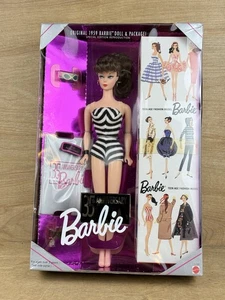 35th Anniversary 1959 Reproduktion brünette Barbie Puppe 1993 Mattel 11782 - Bild 1 von 14