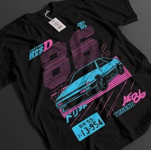 Maglietta Iniziale D Takumi Tshirt Bunta T-Shirt Ryosuke Auto Drift Racing Anime Tee - Foto 1 di 5