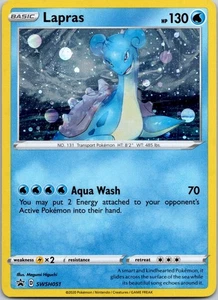 Black Star Promo Lapras SWSH051 Promo SWSH: Sword & Shield Promo Cards - Picture 1 of 2
