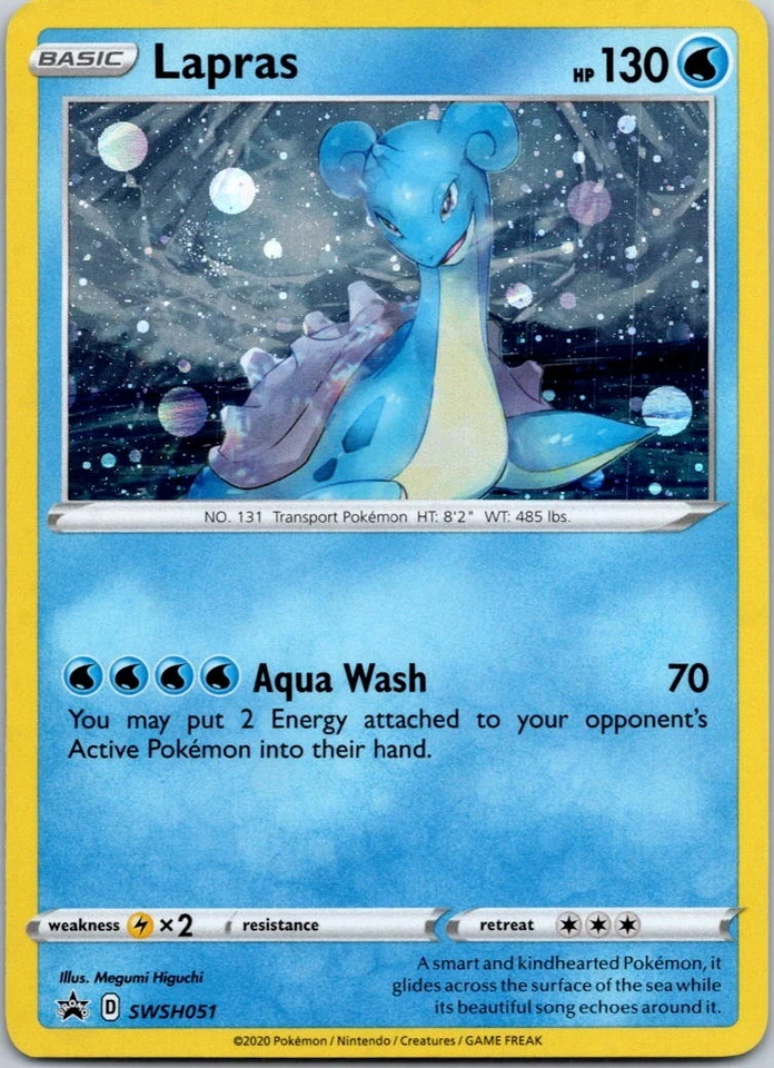Black Star Promo Lapras SWSH051 Promo SWSH: Sword & Shield Promo Cards - Image 1 of 2