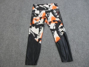 Under Armour Project Rock HeatGear Compression Leggings Large Paint Print Pants - Picture 1 of 14