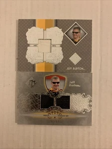2012 press pass Jeff Burton Memorabilia 57/99 #TM-JB + 2013 Jeff Burton - Picture 1 of 7