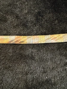 Pretty 10K Italy Tri-Gold Flexible Bangle Bracelet-Approx. 7” Long & 16.6 Grams - Picture 1 of 9
