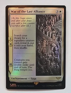 MTG HERR DER RINGE WAR o/t LAST ALLIANCE LTR 0036 RARE FOIL UNIVERSES BEYOND - Bild 1 von 2