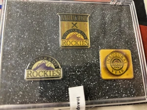 Colorado Rockies 1993 Inaugural Season Limited Edition Pin Set in Vitrine - Bild 1 von 1