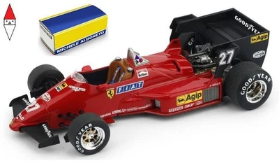 1/43 BRUMM FERRARI F1 126C4 N 27 WINNER BELGIUM GP 1984 MICHELE ALBORETO - Immagine 1 di 3