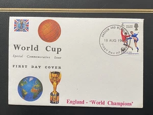 1966 England Winners Ord FDC with Harrow & Wembley FDI - VGC & unaddressed - Picture 1 of 3