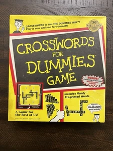 Crosswords For Dummies Game 1998 Pressman Complete - Picture 1 of 12