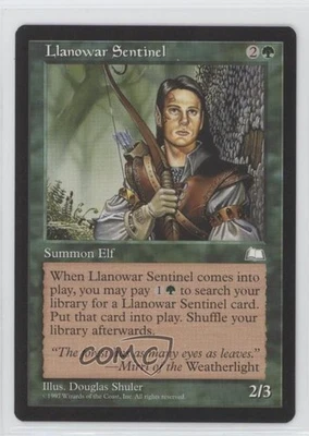 Llanowar Sentinel Magic: Weatherlight 1997 - Image 1 of 2