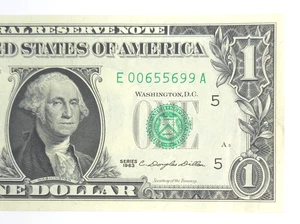 Fancy Serial Number 1963 $1 Bill -  4 Pairs - 00655699 - Picture 1 of 4
