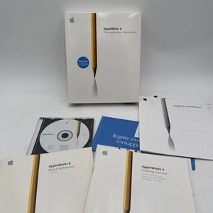 APPLEWORKS 6 6.2 Software Application for Mac OS X - Includes All Paperwork & CD - Picture 1 of 7