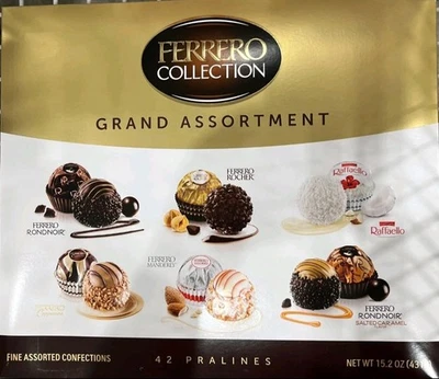 Gran Surtido de Confecciones Finas de Chocolate Colección Ferrero - 42 Chocolates 🍫 Foto 1 de 4