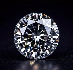 Round Cut 6.00 CT Natural D Color Lab Grown VVS1 Clarity CVD Diamond Certified - Picture 1 of 13