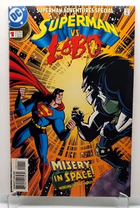 SUPERMAN ADVENTURES SPECIAL #1 SUPERMAN VS. LOBO! ¡MISERIA EN EL ESPACIO! WP CASI NUEVO/COMO NUEVO - Imagen 1 de 5