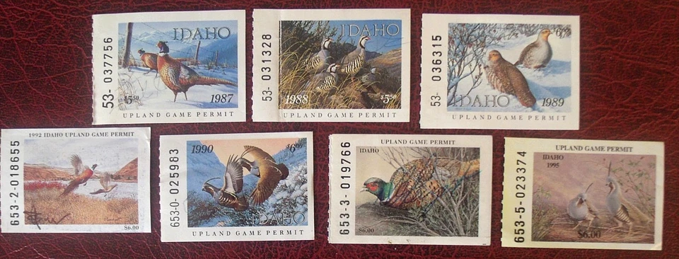 7 Idaho Upland Game Hunting  Lot#76z - Image 1 of 1