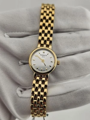 TISSOT PRECIOSO RELOJ DE CUARZO PARA MUJER CORREA DE ORO Y ESFERA PLATEADA T058.009.33.031.00 Foto 1 de 4