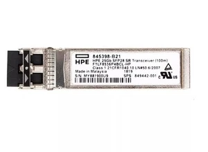 Transceiver Module HPE 845398-B21 25Gb SFP28 SR 100m Transceiver Module - For - Photo 1/1