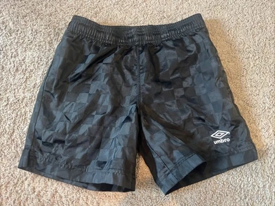 Pantalones Cortos Atléticos Umbro Niños Clásicos Cuadros Negros Talla Pequeña 6 Foto 1 de 4