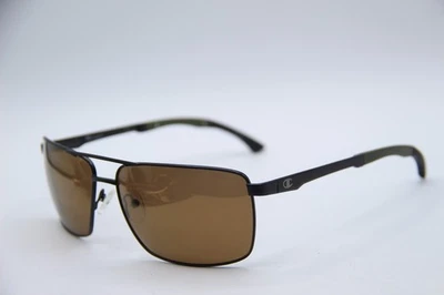 NEW CHAMPION DIVE C02 BLACK GREEN POLARIZED AUTHENTIC FRAMES SUNGLASSES 64-15 - Image 1 of 4