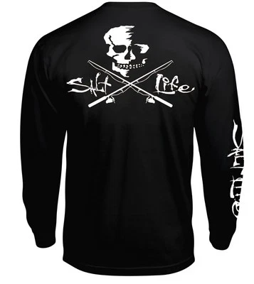 Salt Life 男式 Big & Tall Skull and Poles 图形 T 恤,LT — 第 1/4 张图片