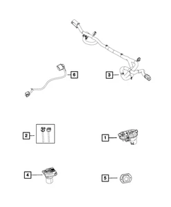 Genuine Mopar Trailer Tow Wiring Kit 68395316AB - Picture 1 of 1