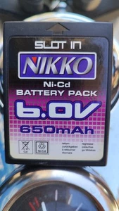 Batteria Originale NIKKO 6V 650 mAh - Ni- Cd Batteri Pack - Usata "Non Testata" - Imagen 1 de 6