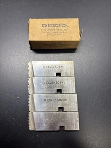 Nos Ridgid 504 1” to 2” Dies (1B) - Picture 1 of 8