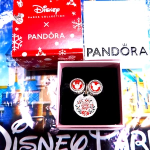 NEU PANDORA X DISNEY PARKS Mickey & Minnie Charms EXKLUSIV Silber/CZ - Bild 1 von 9