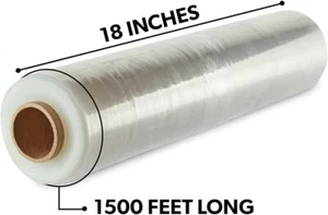 Schwerlastfolie für Stretchwickelmaschine, 6000' Länge, 20" Breite, 80 Gauge - Bild 1 von 4