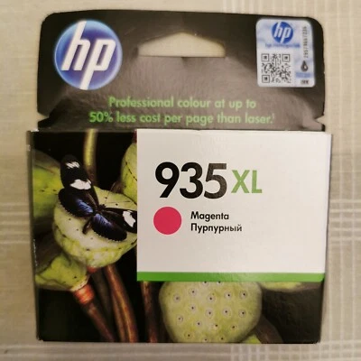 HP 935XL Magenta Ink cartridge Original HP Ink  EXP FEB 2019 Brand New In Box - Image 1 of 3