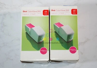2 New OEM Oce ColorWave 300, CW300 Magenta Ink Tank Cartridges 1060091362 - Image 1 of 4