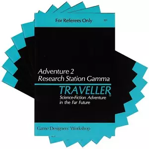 Traveller - Adventure 2 Research Station Gamma 6 - Copy Bonus Pack GDW FS - Bild 1 von 11