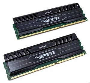 Kit Patriot Viper 8GB (2x4GB) DDR3-1600 MHz PC3-12800 1.5V UDIMM RAM PV38G160C9K - Imagen 1 de 3