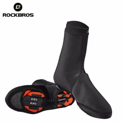 ROCKBROS Cubiertas para Zapatos de Ciclismo Cálidas a Prueba de Viento Protector Sobrezapatos L\X Talla 7-10 Foto 1 de 4
