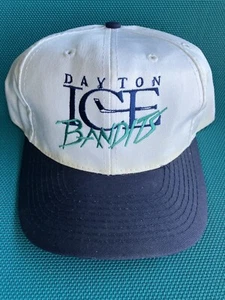 Vintage Dayton Ice Bandit Hat Defunct Hockey Team 1990’s Snapback - Picture 1 of 5