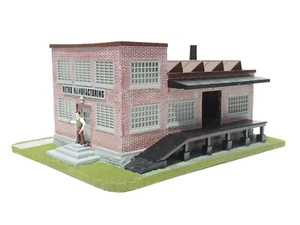 New K-line Operating factory with workers 1/48 O GAUGE model train accessory WOW - Picture 1 of 22