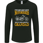Being a Grandad Biker Motorcycle Motorbike Mens Long Sleeve T-Shirt