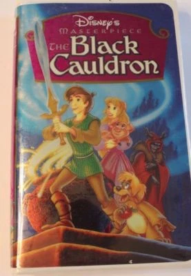 Disney's Masterpiece - The Black Cauldron VHS swords scorcery magic witches RARE Foto 1 de 2