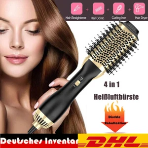 Warmluftbürste Föhnbürste Fönbürste Lockenstab 4-IN-1 Hairstyler Lockenwickler+ - Bild 1 von 14