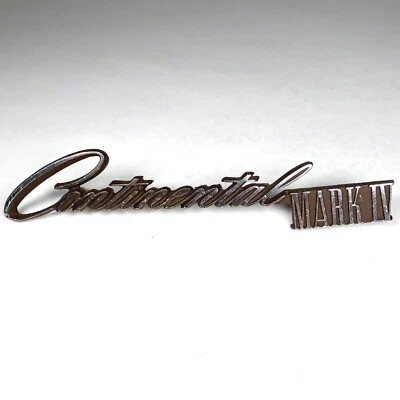 Ford 1972 1976 Lincoln Continental Mark IV 4 Dash Emblem 1973 1974 1975 OEM Part - Image 1 of 4