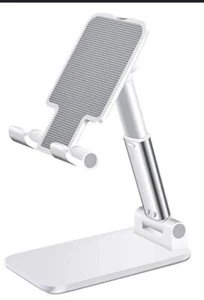 Adjustable Height iPhone iPad Samsung Desk Stand Holder Smart Phone Folding - Picture 1 of 1