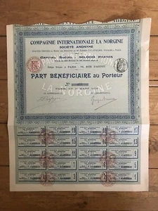 Compagnie Internationale LA NORGINE (F) - Picture 1 of 1