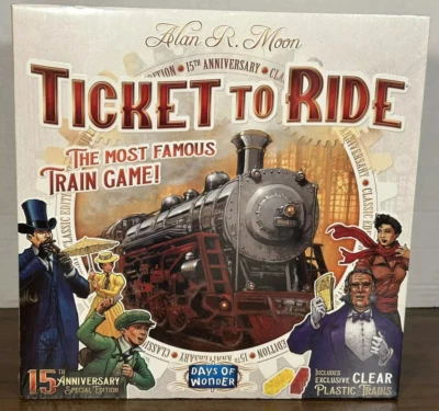 Ticket To Ride 15th Anniversary Edition Special Edition Days Of Wonder NIS - Image 1 of 3