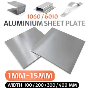 Aluminium Plain Plate Sheet 1mm - 15mm Thick, Various Sizes 1060/6010/5052/7075 - Picture 1 of 11