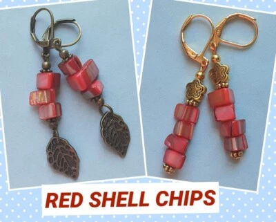 RED SHELL CHIP DROPS bronce o GP palanca atrás ELIGE XX Foto 1 de 3