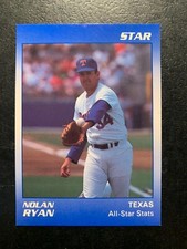 Nolan Ryan 1990 STAR COMPANY All Star  Stats Card #5 Texas Rangers