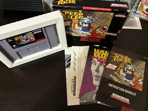 Speed Racer - SNES Super Nintendo CIB FULLY COMPLETE, Poster Included! - Picture 1 of 5