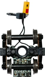 Trains End of Train Device with Track-Powered Flashing LED - HO Scale, Black - Picture 1 of 12
