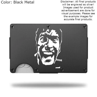 Custom ASH EVIL DEAD Laser Engraved Wallet - Pick A Wallet Color - Image 1 of 4