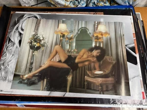 #89 Vintage 1979 Gallery 28x20 Magazine Poster June Sexy Pin Up Girl Mancave - Picture 1 of 2